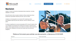 Desktop Screenshot of navision.es