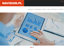 Tablet Screenshot of navision.pl